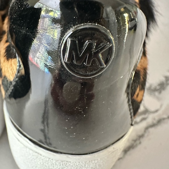 Michael Kors Shoes Maven Sneakers Cheetah Slip On | Color: Black/Brown | Size: 6 - Picture 11 of 12
